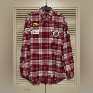 Roper long sleeve red shirt size LT men’s cowboy western